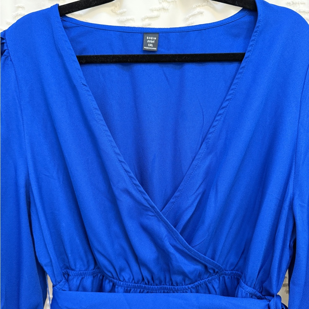 🆕 Royal Blue Mini Dress NWOT - Picture 5 of 7